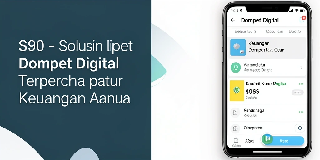 Tampilan antarmuka S80 yang modern dan fungsional untuk Dompet Digital.