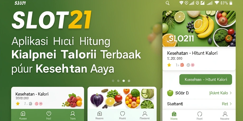 Antarmuka SLOT21 yang sederhana dan intuitif untuk menghitung kalori.